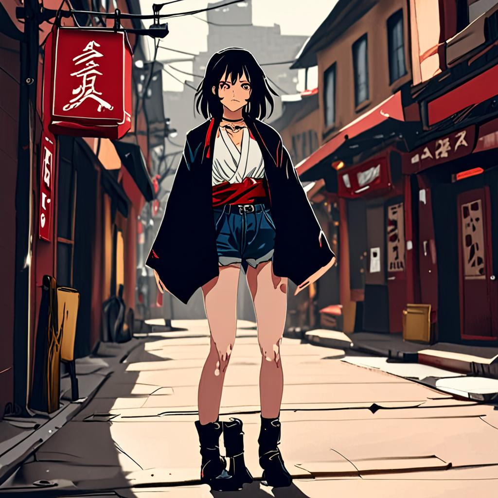 Mikasa_wears_a_black_kimono_and_distressed_denim_shorts_3.png