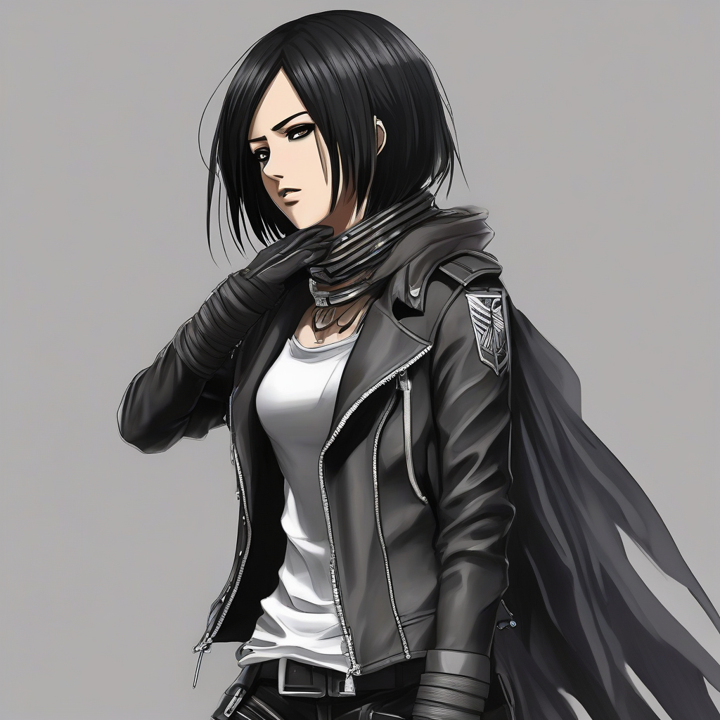 Mikasa_wears_a_black_leather_jacket_gray_skirt_and_boots_4.png