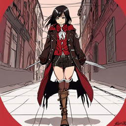Mikasa_wears_a_black_leather_jacket_red_and_white_floral_skirt_and_combat_boots_3_small.png