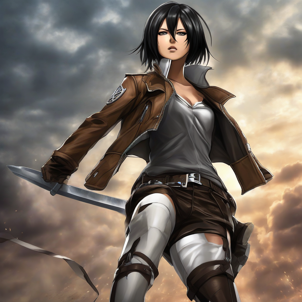 Mikasa_wears_a_black_leather_jacket_skirt_and_combat_boots_2.png