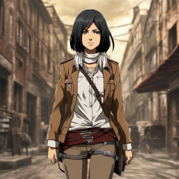 Mikasa_wears_a_bohemian_outfit_with_a_peasant_top_and_denim_shorts_2_small.png
