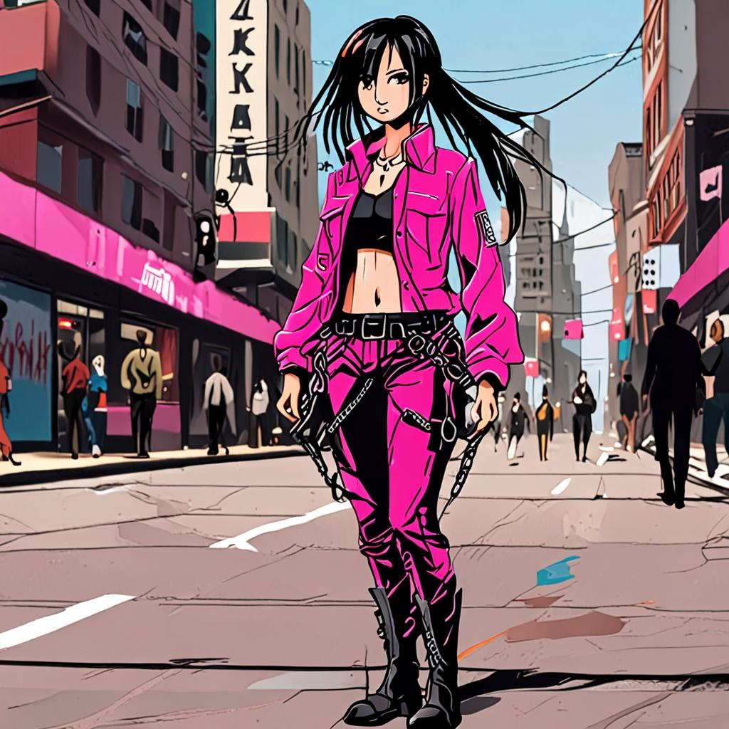 Mikasa_wears_a_bold_neon_pink_jumpsuit_3.png