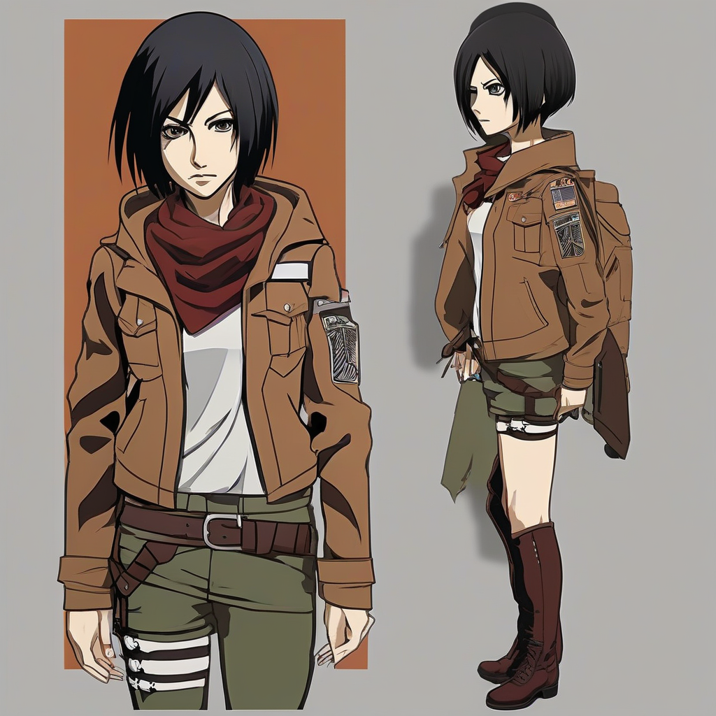 Mikasa_wears_a_graphic_t-shirt_neon-green_jacket_and_distressed_jeans_2.png