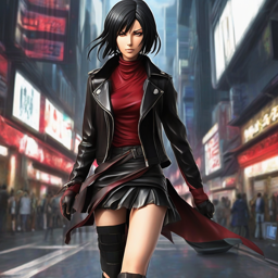 Mikasa_wears_a_leather_jacket_crimson_skirt_and_combat_boots_2_small.png