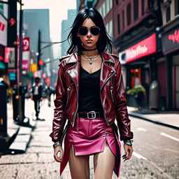 Mikasa_wears_a_leather_jacket_crimson_skirt_and_combat_boots_3_small.png