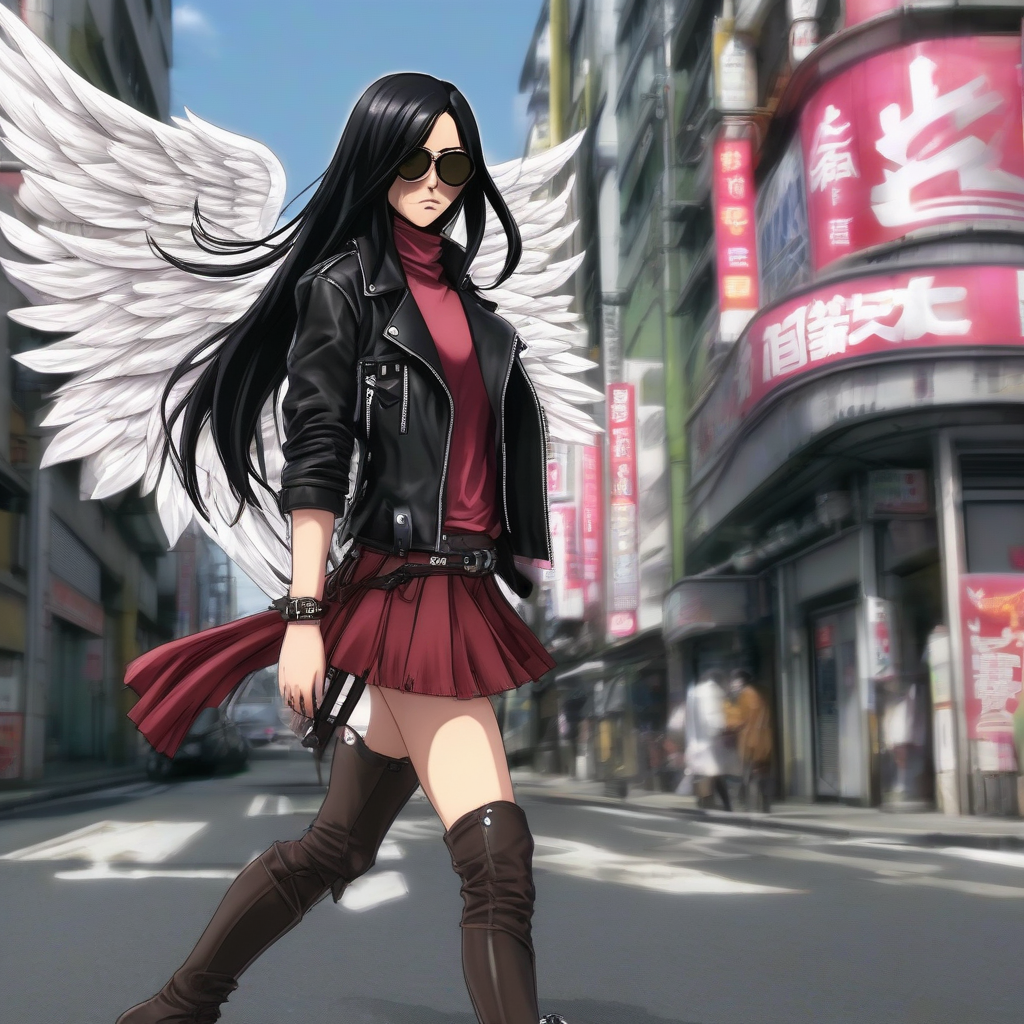 Mikasa_wears_a_leather_jacket_crimson_skirt_and_combat_boots_4.png