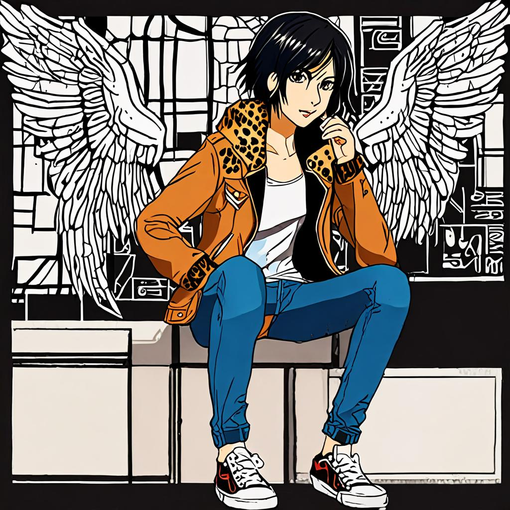 Mikasa_wears_a_leopard_print_jacket_jeans_and_Vans_sneakers_3.png