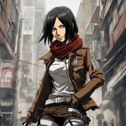 Mikasa_wears_a_streetwear_outfit_with_a_graphic_tee_denim_jeans_and_sneakers_2_small.png