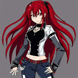 Rias_Gremory_wears_a_black_graphic_t-shirt_distressed_denim_jeans_and_combat_boots_3_small.png
