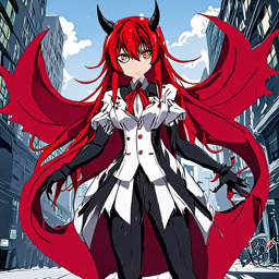 Rias_Gremory_wears_a_graphic_t-shirt_distressed_jeans_and_Vans_sneakers_1_small.png
