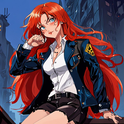 Asuka_wears_a_black_leather_jacket_white_shirt_and_mini_skirt_3_small.png