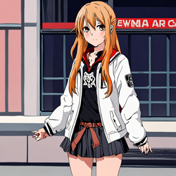 Asuna_Yuuki_wears_a_black_graphic_t-shirt_distressed_denim_and_Vans_sneakers_1_small.png