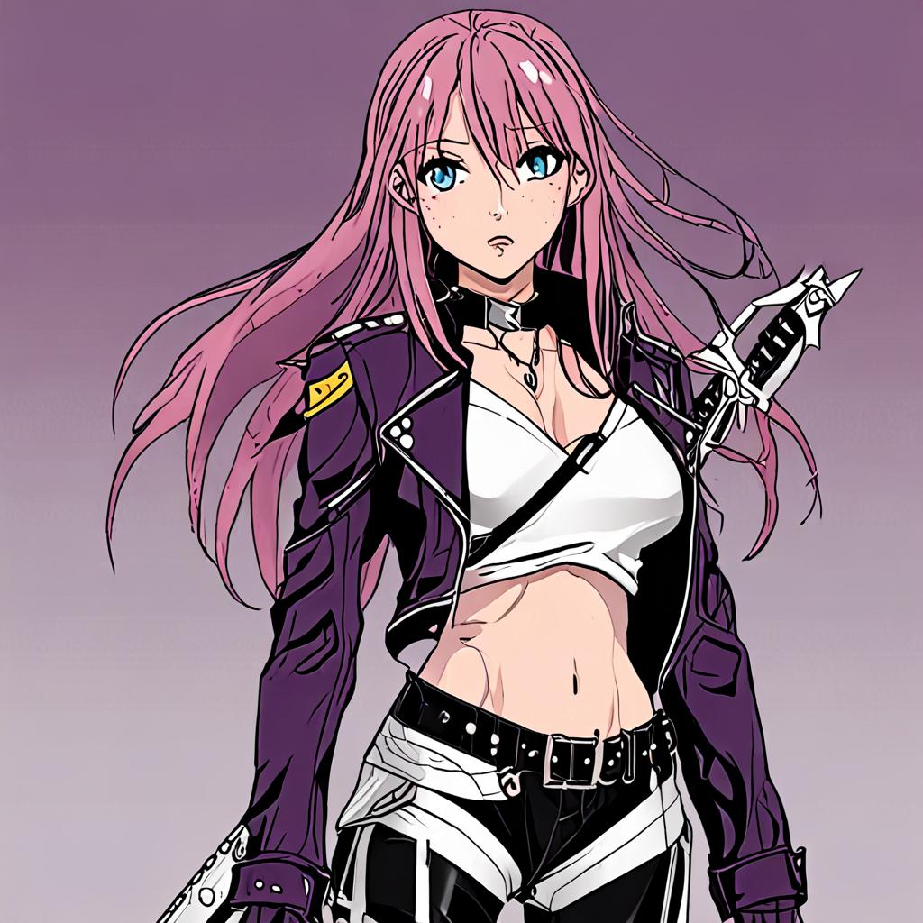 Asuna_Yuuki_wears_a_black_leather_jacket_and_plum_skirt_3.png