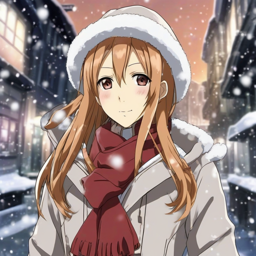 Asuna_wears_a_cream_coat_pink_sweater_and_black_boots_2_small.png
