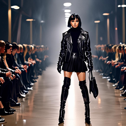 Mikasa_Ackerman_wears_a_Balmain_outfit_on_Paris_Fashion_Weeks_runway_3_small.png