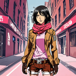 Mikasa_Ackerman_wears_a_black_jumpsuit_and_neon_green_boots_1_small.png