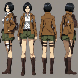 Mikasa_Ackerman_wears_a_black_jumpsuit_pink_jacket_and_sneakers_2_small.png
