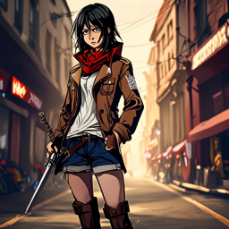 Mikasa_Ackerman_wears_a_black_jumpsuit_with_cherry_blossom_motifs_and_red_stiletto_boots_1_small.png
