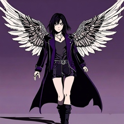 Mikasa_Ackerman_wears_a_black_leather_jacket_purple_skirt_and_knee-high_boots_3_small.png