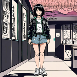Mikasa_Ackerman_wears_a_bold_streetwear_outfit_with_a_graphic_tee_skirt_and_sneakers_3_small.png