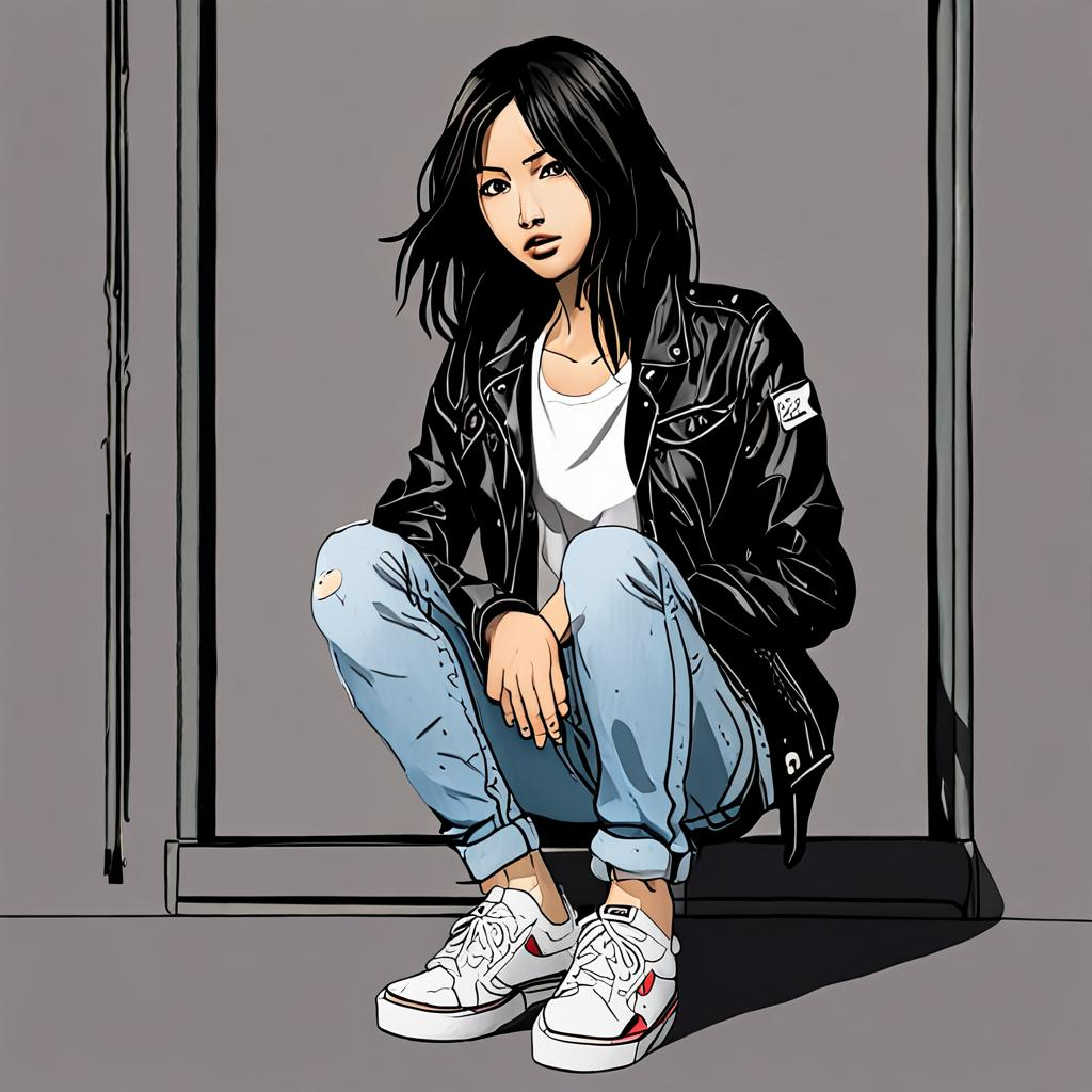 Mikasa_Ackerman_wears_a_leather_jacket_jeans_and_Vans_3.png