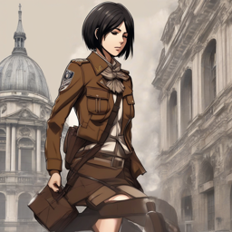Mikasa_Ackerman_wears_a_pastel_pink_cardigan_and_black_culotte_2_small.png