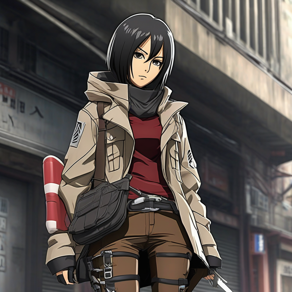 Mikasa_from_Attack_on_Titan_wears_streetwear_outfit_2.png