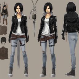 Mikasa_wears_a_black_leather_jacket_denim_jeans_and_Vans_sneakers_2_small.png