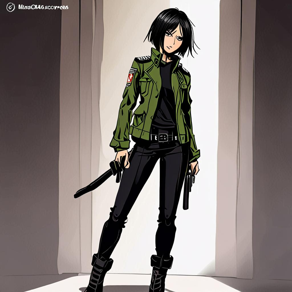 Mikasa_wears_a_black_tee_distressed_jeans_and_chunky_boots_1.png