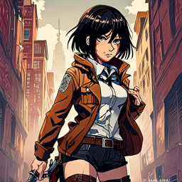 Mikasa_wears_a_bold_black_and_neon_green_streetwear_outfit_1_small.png