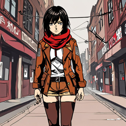 Mikasa_wears_a_pink_plaid_skirt_and_pastel_blue_sweater_in_a_quirky_Harajuku-inspired_outfit_1_small.png
