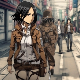 Mikasa_wears_a_plaid_jacket_and_denim_jeans_with_Vans_sneakers_2_small.png