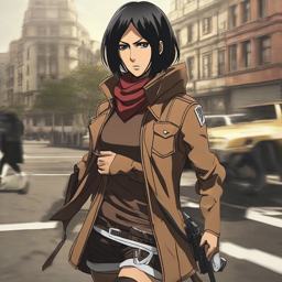 Mikasa_wears_a_streetwear_outfit_with_jeans_graphic_tee_denim_jacket_and_sneakers_2_small.png