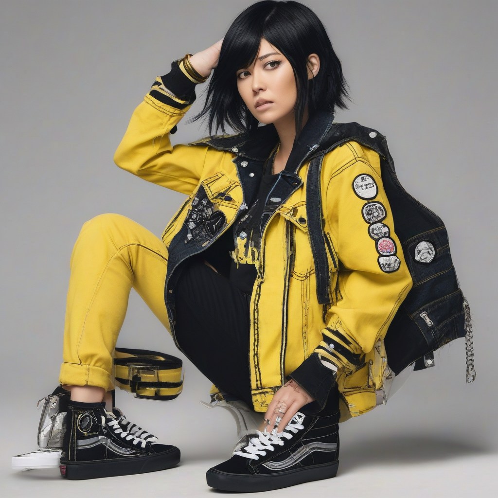 Mikasa_wears_a_yellow_jumpsuit_and_sneakers_4.png