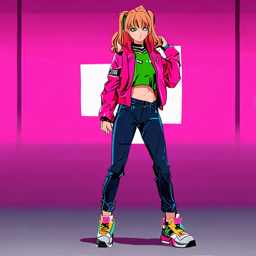 Asuka_Langley_Soryu_wears_a_pink_jacket_black_crop_top_and_distressed_jeans_3_small.png