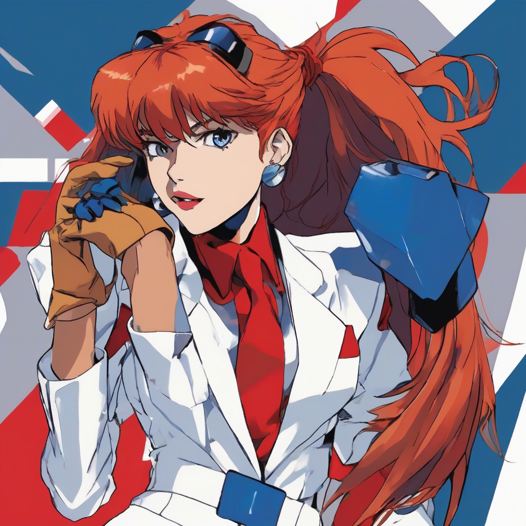 Asuka_wears_an_80s-inspired_power_suit_4.png