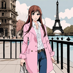 Asuna_Yuuki_wears_a_pastel_pink_coat_white_blouse_and_black_heels_in_a_Parisian_chic_outfit_3_small.png