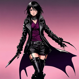 Mikasa_Ackerman_wears_a_black_leather_jacket_dark_grey_and_purple_ombre_skirt_and_black_boots_3_small.png