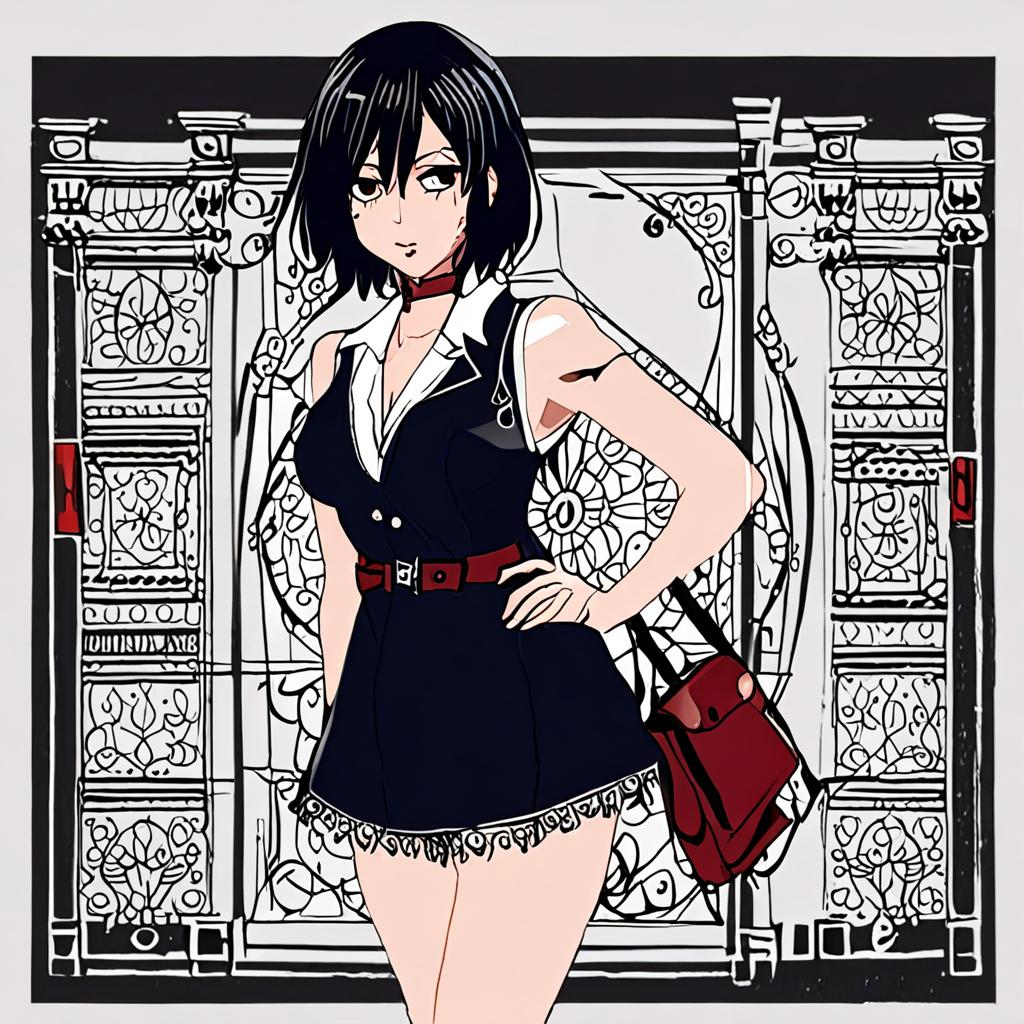 Mikasa_Ackerman_wears_a_elegant_black_dress_with_lace_detailing_3.png