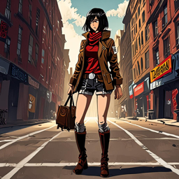 Mikasa_Ackerman_wears_a_leather_jacket_poets_shirt_distressed_jeans_and_combat_boots_1_small.png