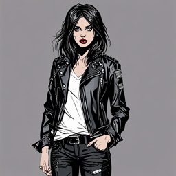 Mikasa_Ackerman_wears_a_leather_jacket_poets_shirt_distressed_jeans_and_combat_boots_3_small.png