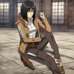 Mikasa_wears_a_black_graphic_tee_distressed_denim_jeans_and_Vans_sneakers_2_small.png