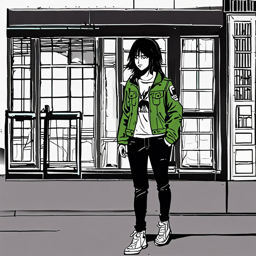 Mikasa_wears_a_black_graphic_tee_distressed_denim_jeans_and_Vans_sneakers_3_small.png