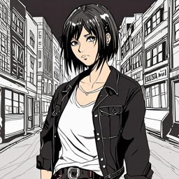 Mikasa_wears_a_black_graphic_tee_distressed_jeans_and_Vans_sneakers_3_small.png
