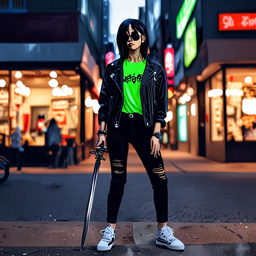 Mikasa_wears_a_black_graphic_tee_jeans_and_leather_jacket_in_Harajuku_3_small.png