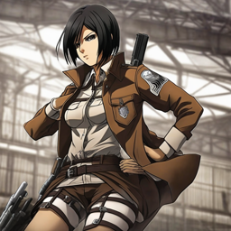 Mikasa_wears_a_black_leather_jacket_white_blouse_and_black_skirt_with_boots_2_small.png