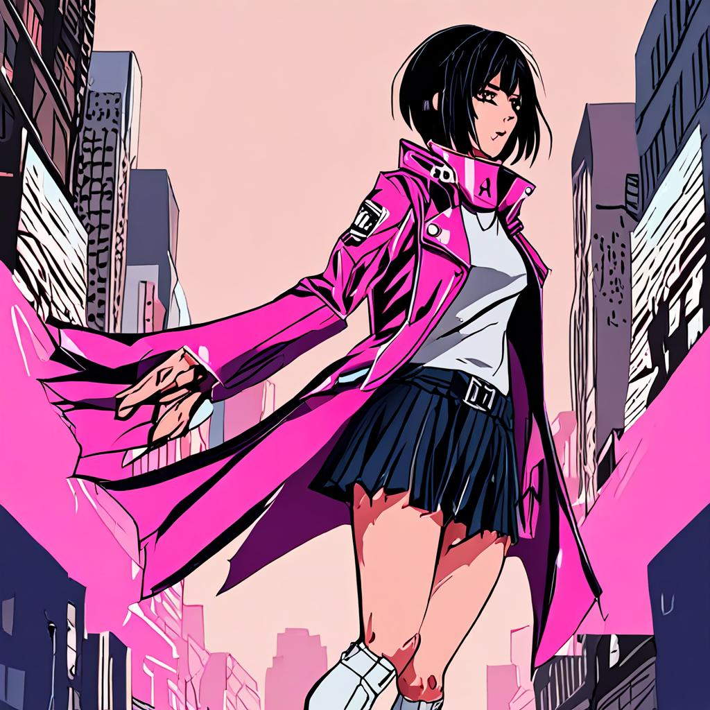 Mikasa_wears_a_pink_jacket_black_skirt_and_sneakers_3.png