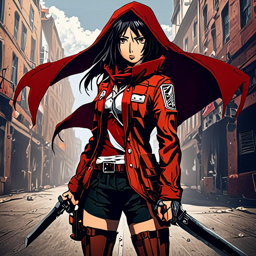 Mikasa_wears_a_streetwear_outfit_with_denim_jacket_crop_top_and_Vans_sneakers_1_small.png