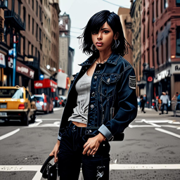 Mikasa_wears_a_streetwear_outfit_with_denim_jacket_crop_top_and_Vans_sneakers_3_small.png