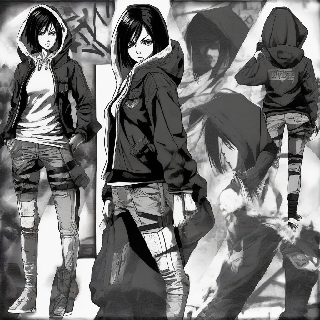 Mikasa_wears_a_streetwear_outfit_with_hoodie_jeans_and_sneakers_2.png